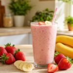 découvrez une recette facile et saine de smoothie fraise banane, parfaite pour booster votre énergie et prendre soin de votre santé.