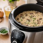 découvrez une recette facile et rapide de risotto aux champignons savoureux réalisée avec votre cookeo. un plat crémeux et gourmand à préparer en un rien de temps !